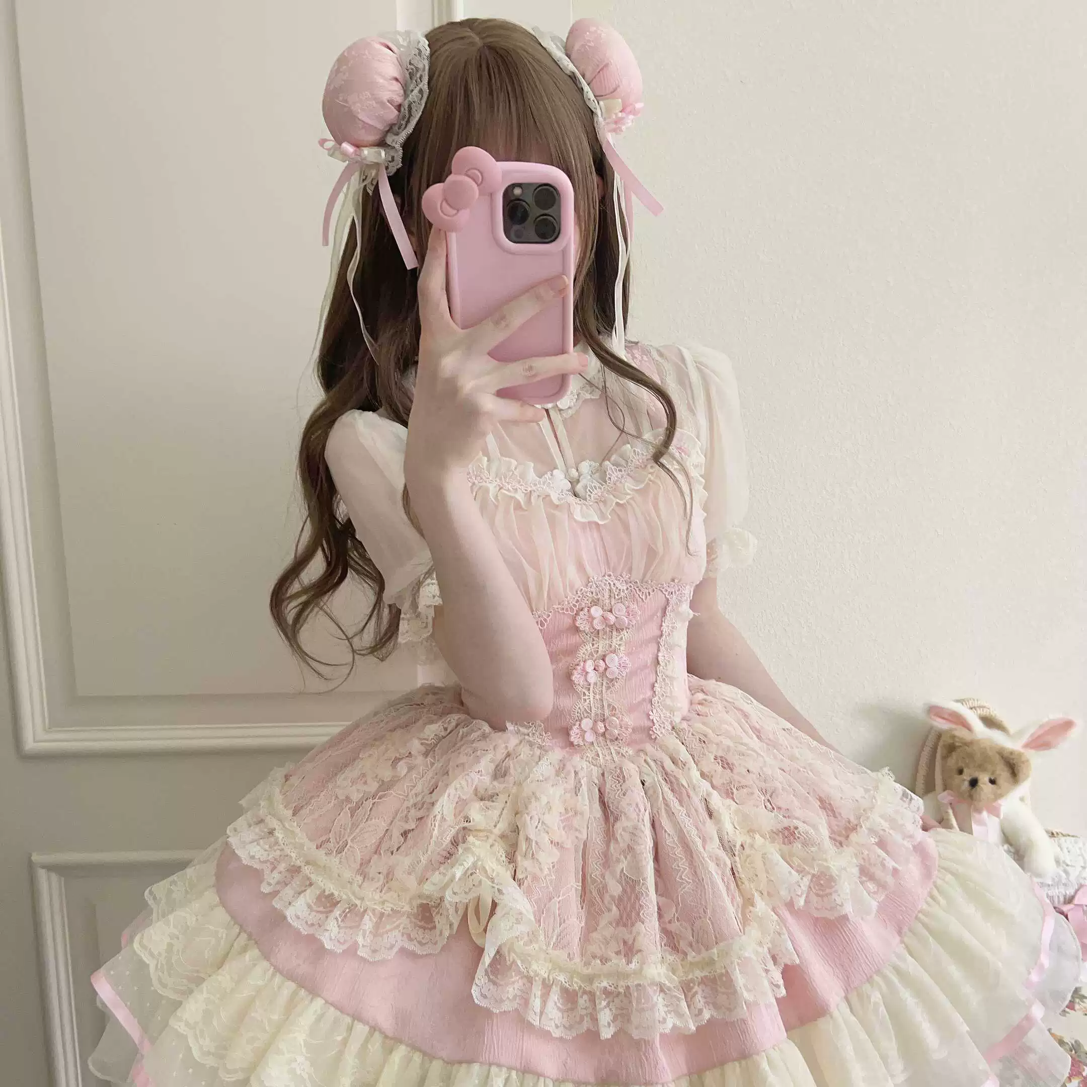 Hua Ji Fu Lei - Chinese Style Lolita JSK Dress Ballet Style Innerwear Set - Image 9