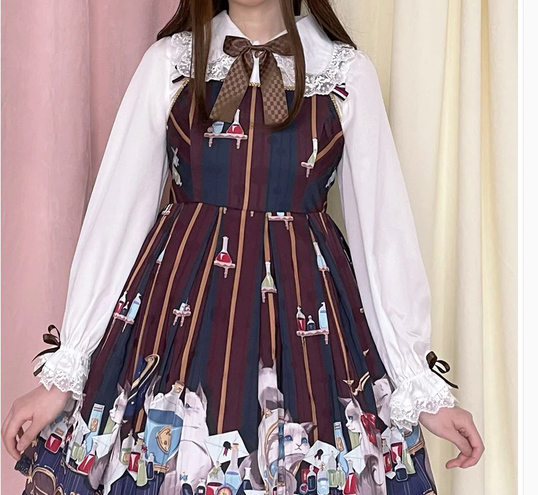 Chocolate Heart - Sweet Lolita Long Sleeve Blouse Multicolors - Image 19