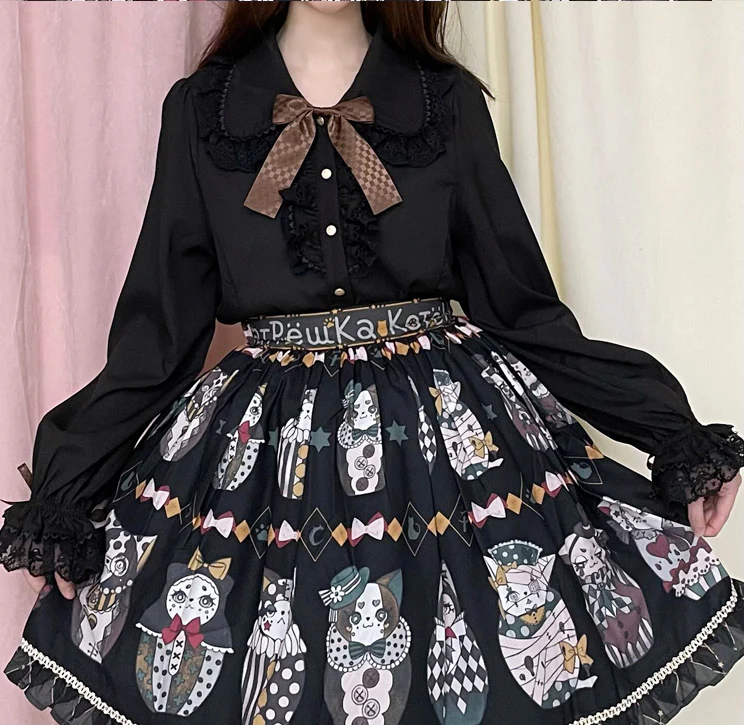 Chocolate Heart - Sweet Lolita Long Sleeve Blouse Multicolors - Image 21