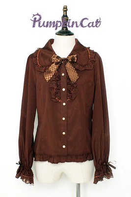 Chocolate Heart - Sweet Lolita Long Sleeve Blouse Multicolors - Image 24