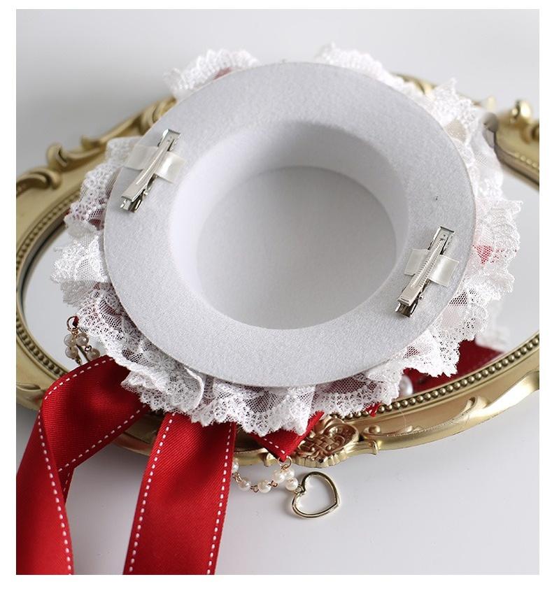 Xiaogui - Christmas Lolita Headband BNT and Top Hat - Image 10