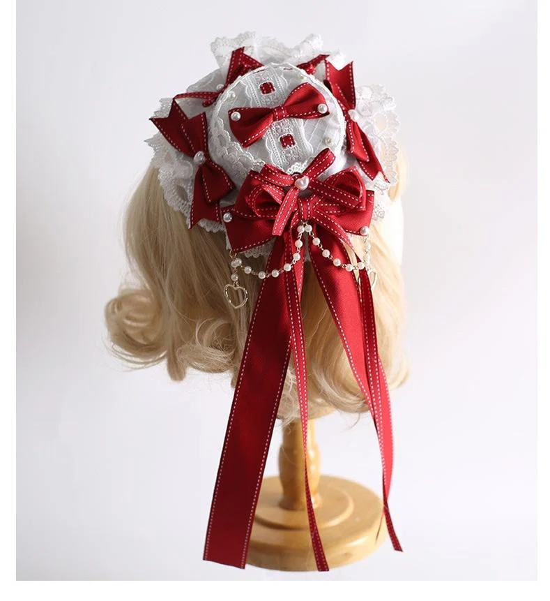 Xiaogui - Christmas Lolita Headband BNT and Top Hat - Image 4