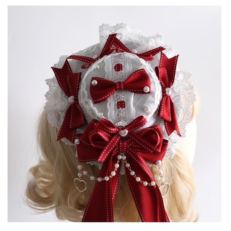 Xiaogui - Christmas Lolita Headband BNT and Top Hat - Image 5