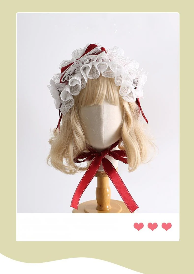 Xiaogui - Christmas Lolita Headband BNT and Top Hat - Image 7
