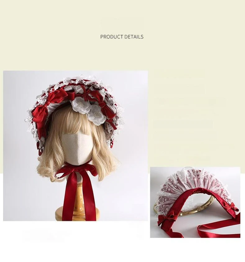 Xiaogui - Christmas Lolita Headband BNT and Top Hat - Image 8