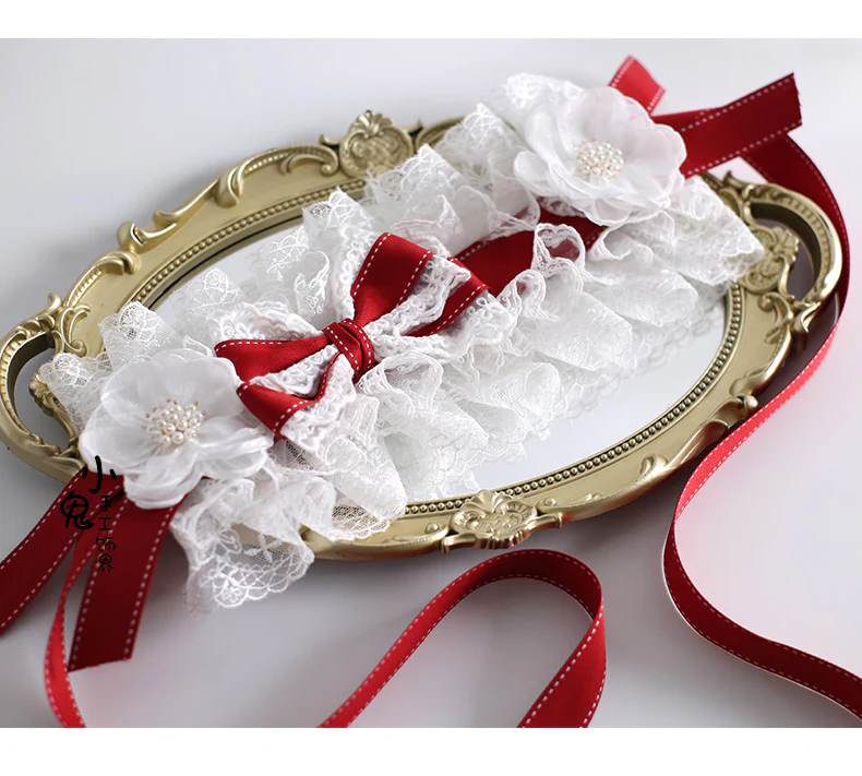 Xiaogui - Christmas Lolita Headband BNT and Top Hat - Image 9
