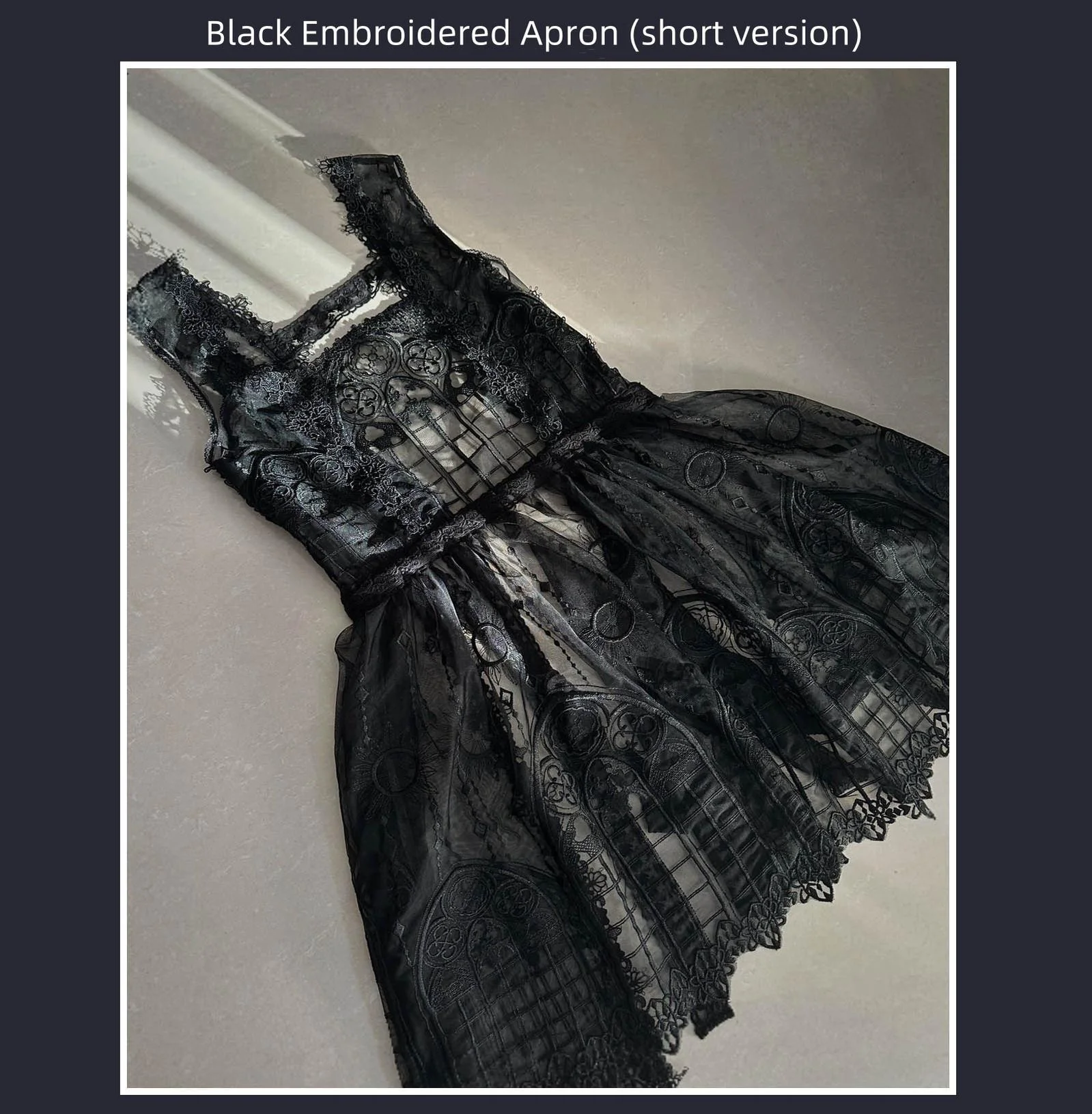SUSIN - Night Traveler - Classic and Elegant Gothic Dress with Colorful Window Prints - Image 25