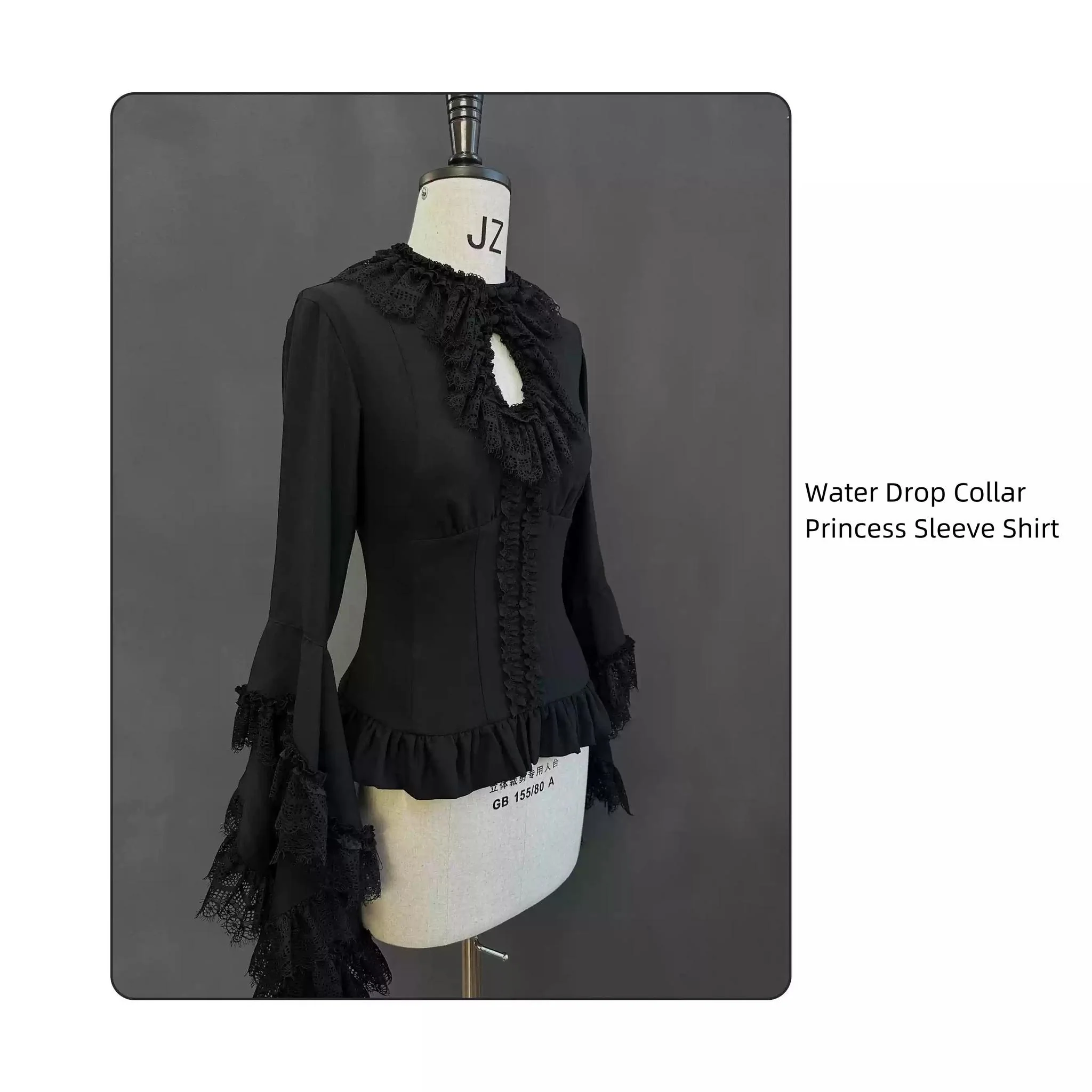 SUSIN - Night Traveler - Classic and Elegant Gothic Dress with Colorful Window Prints - Image 54