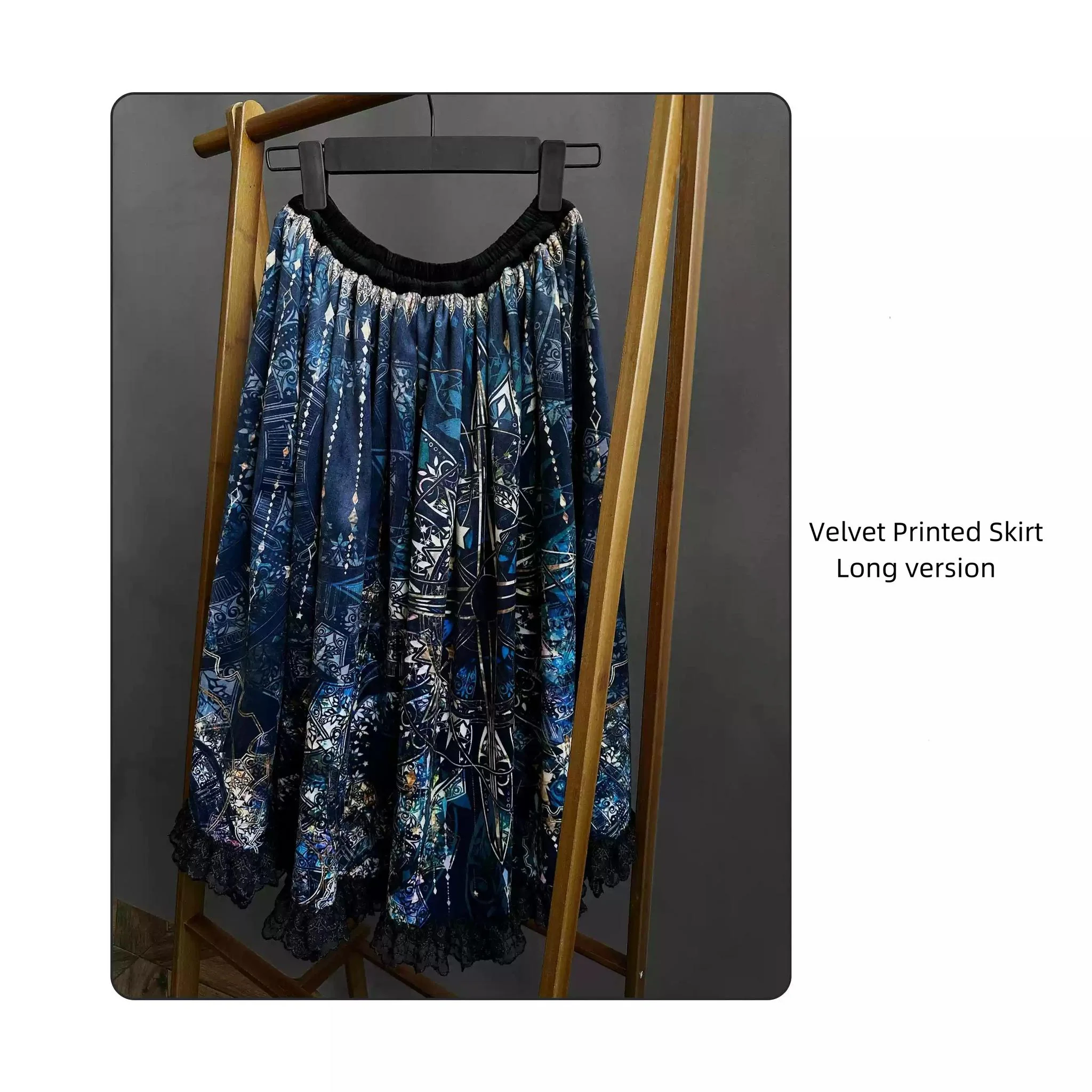 SUSIN - Night Traveler - Classic and Elegant Gothic Dress with Colorful Window Prints - Image 61