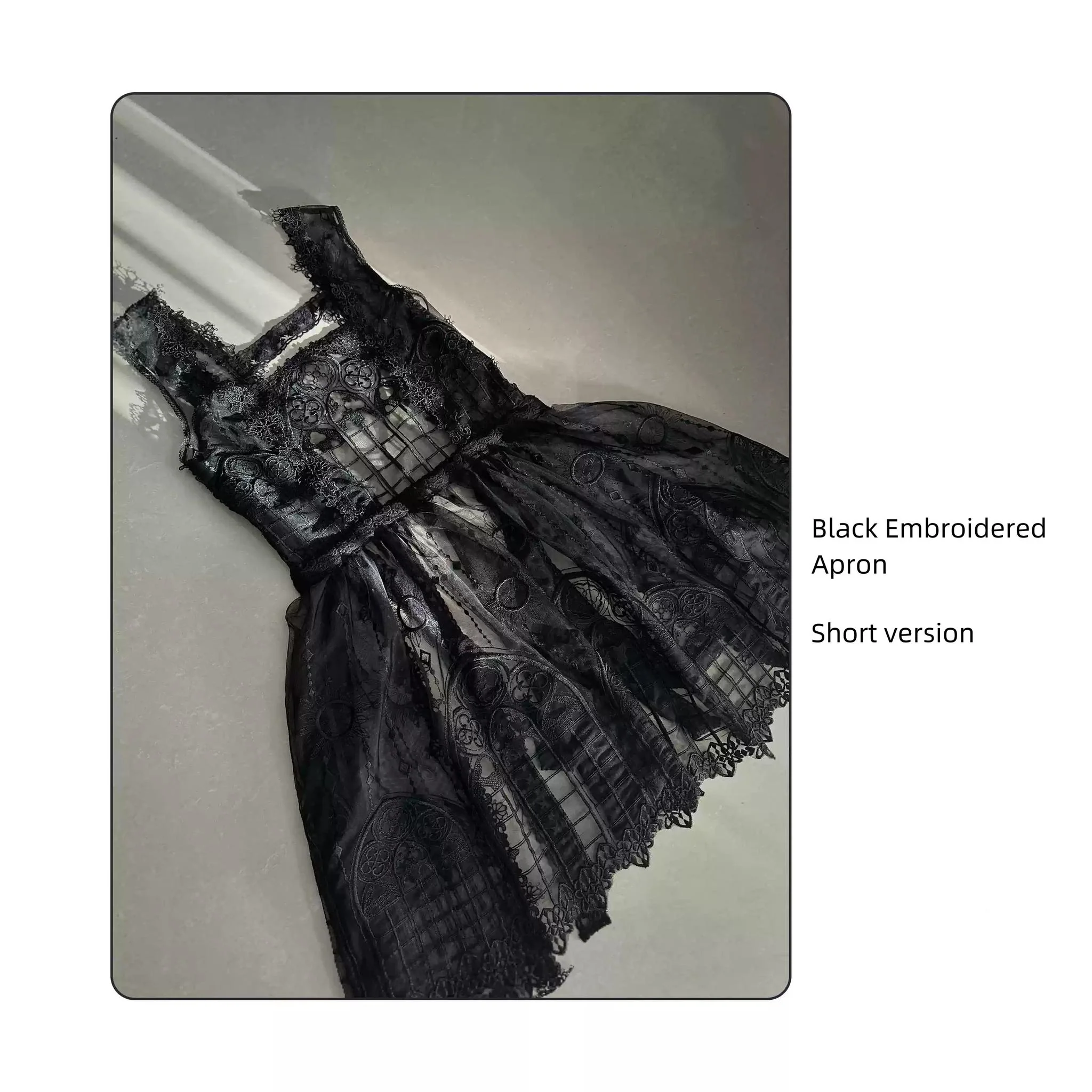SUSIN - Night Traveler - Classic and Elegant Gothic Dress with Colorful Window Prints - Image 62