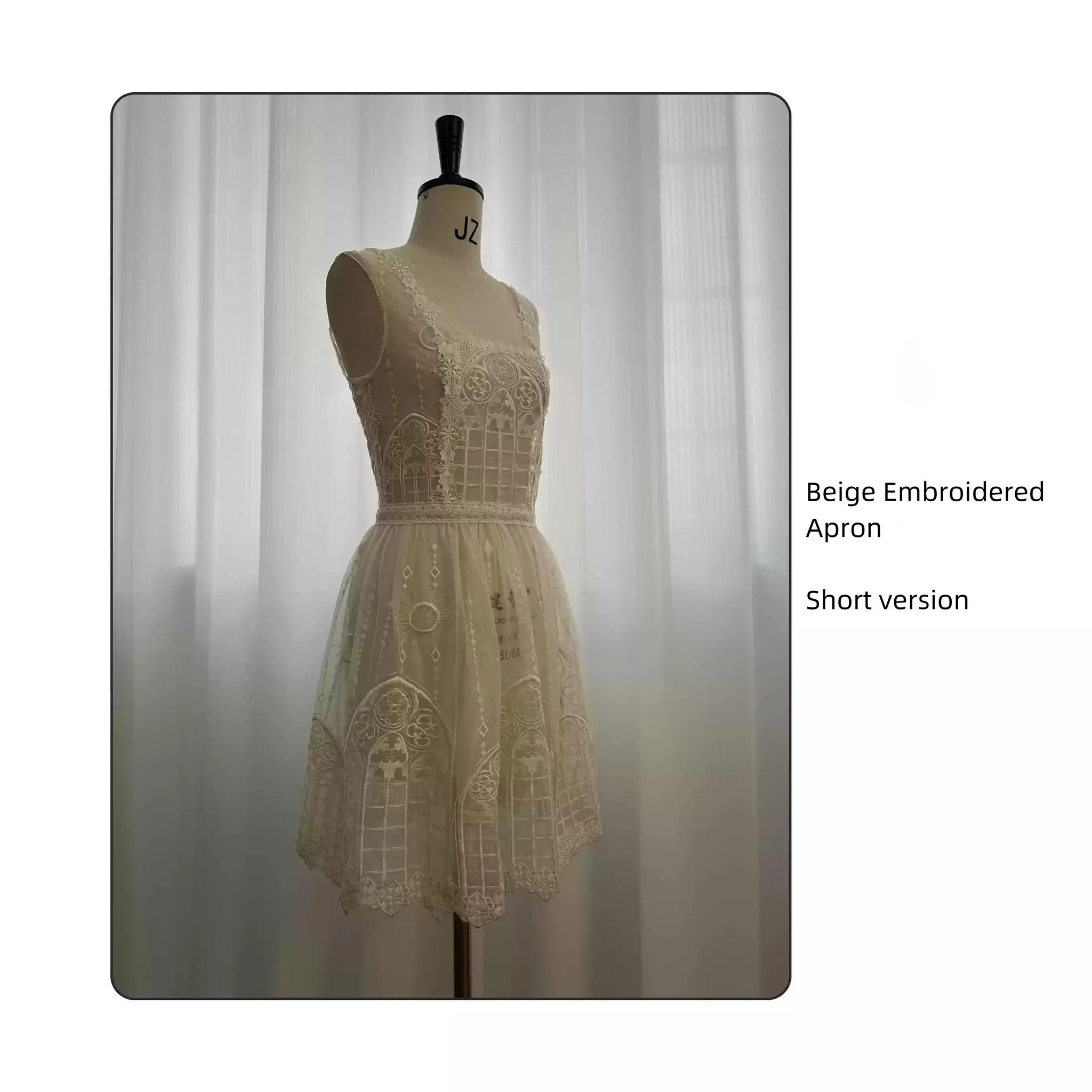 SUSIN - Night Traveler - Classic and Elegant Gothic Dress with Colorful Window Prints - Image 65
