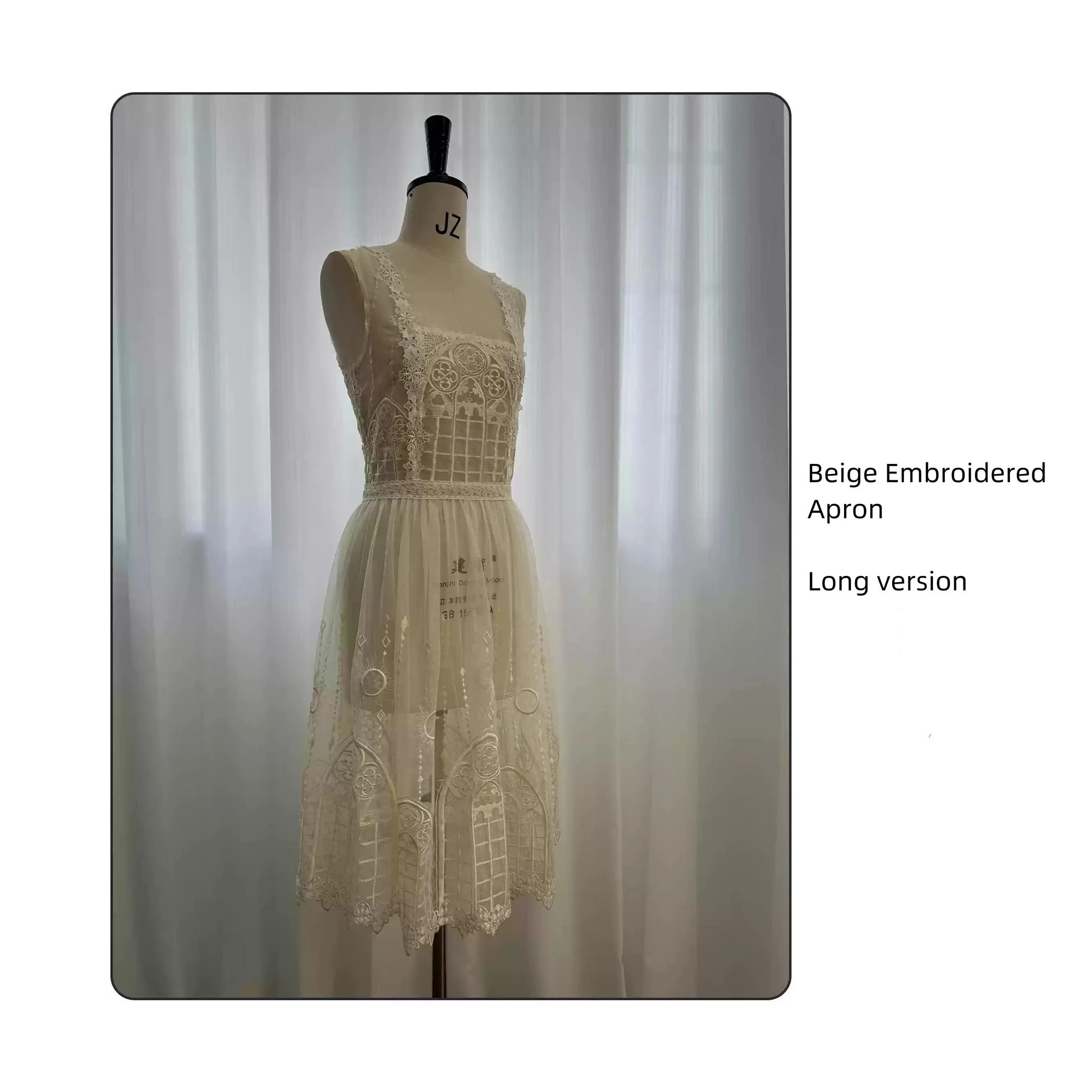 SUSIN - Night Traveler - Classic and Elegant Gothic Dress with Colorful Window Prints - Image 67