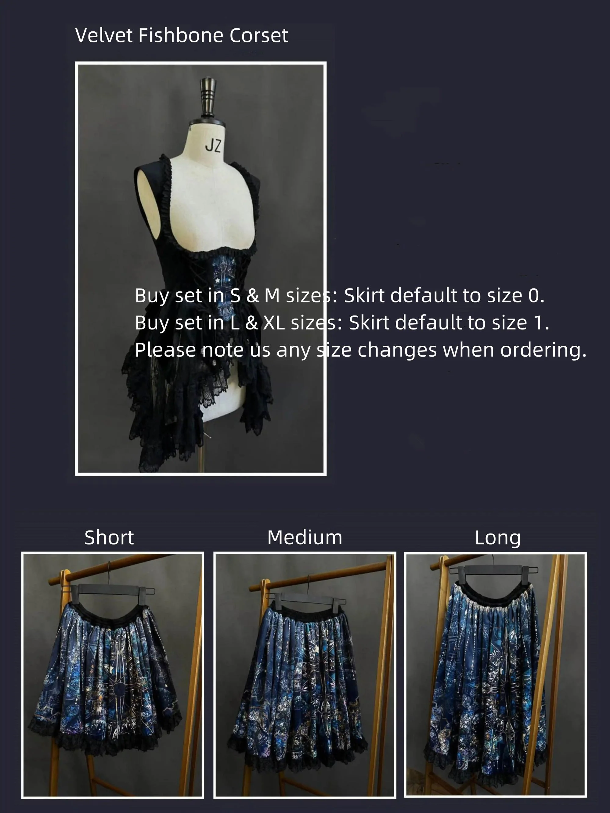 SUSIN - Night Traveler - Classic and Elegant Gothic Dress with Colorful Window Prints - Image 68
