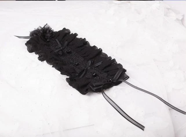 Waltz - Classic Lolita Accessories, Long Mesh Trailing - Image 11