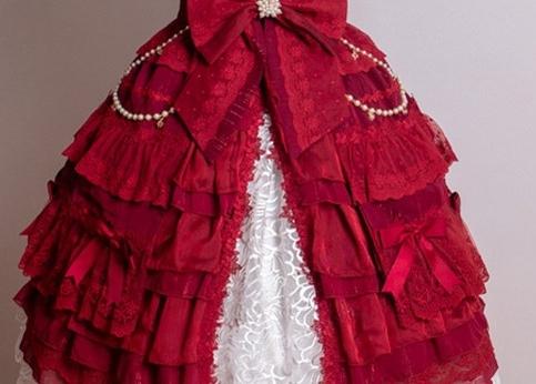 Waltz - Classic Lolita Accessories, Long Mesh Trailing - Image 18
