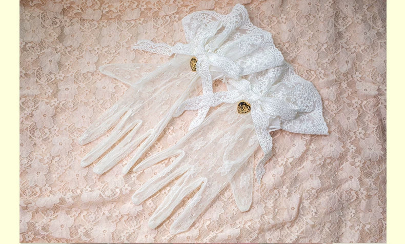 Waltz - Classic Lolita Accessories, Long Mesh Trailing - Image 27