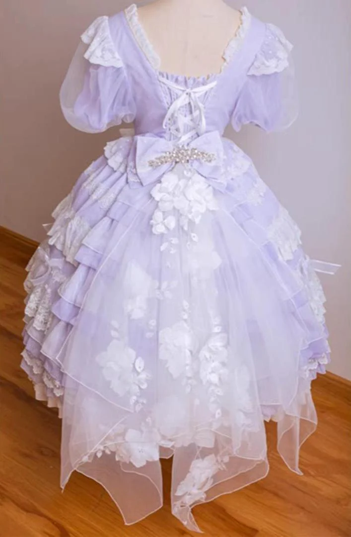 Waltz - Classic Lolita Accessories, Long Mesh Trailing - Image 4