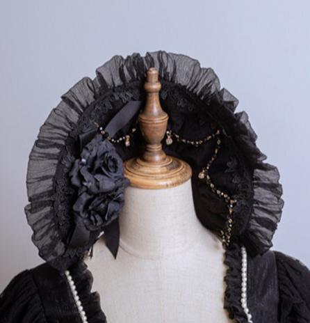Waltz - Classic Lolita Accessories, Long Mesh Trailing - Image 6