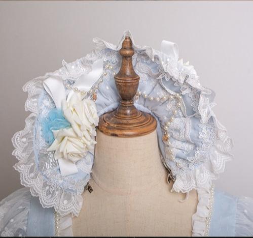 Waltz - Classic Lolita Accessories, Long Mesh Trailing - Image 9