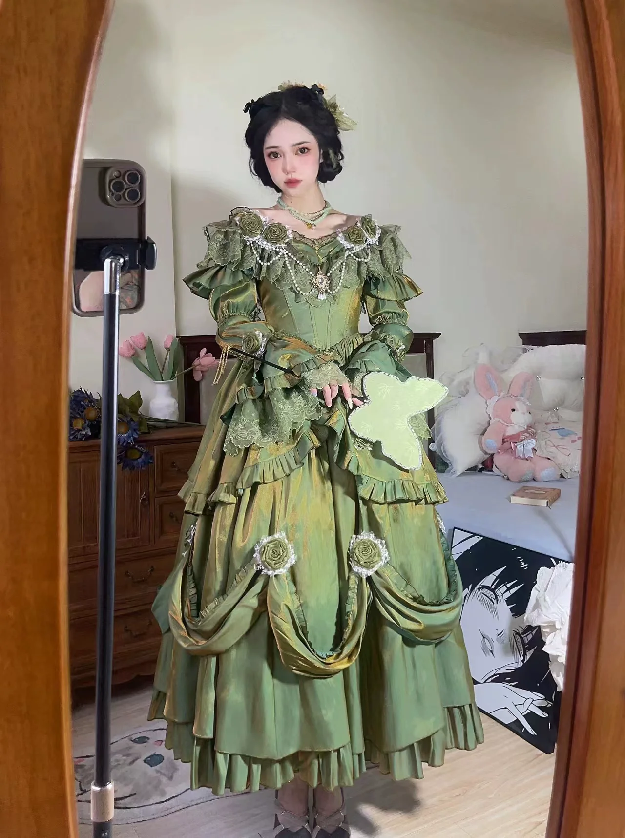 Meowing and fruity - Tana Manor - Classic Lolita Accessories Sleeves Trailing Shawls - Image 6
