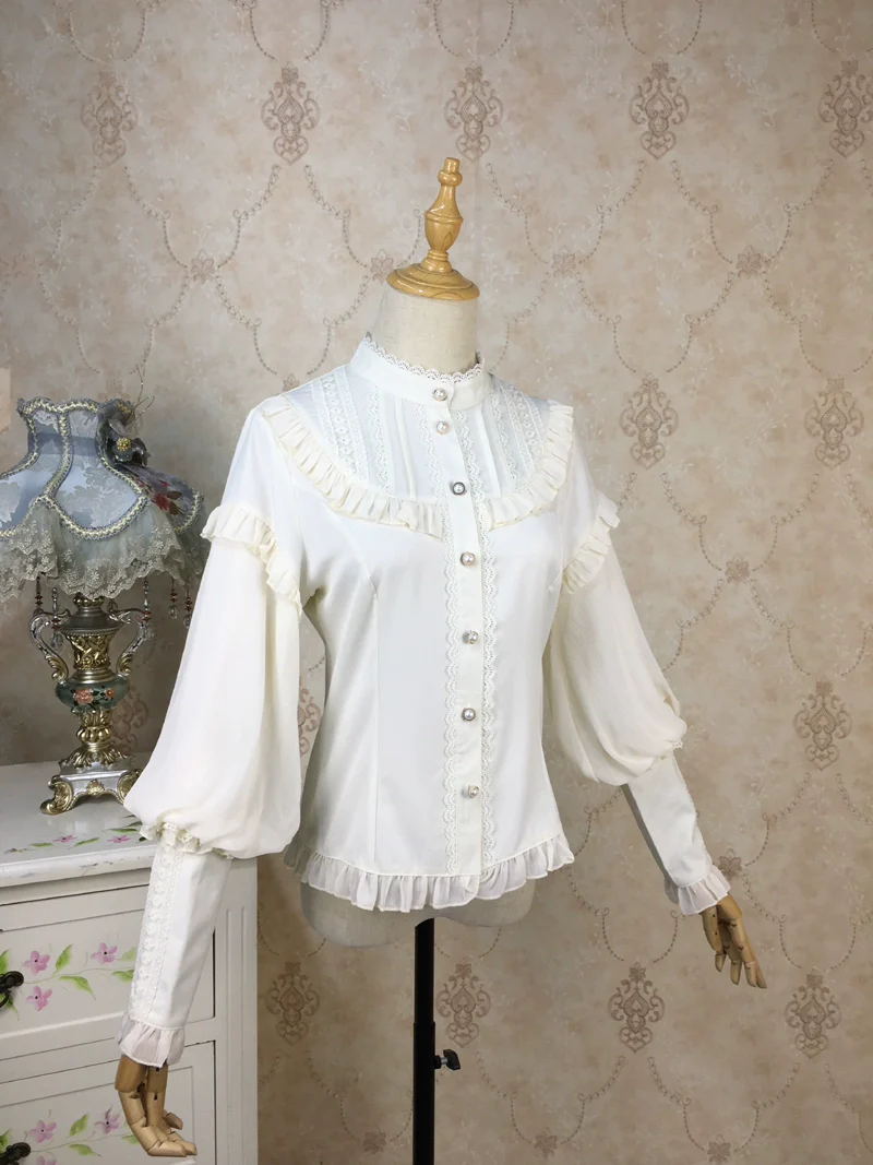 Princess Tailor Lolita - Mutton Sleeves Classic Lolita Thick Blouse - Image 13