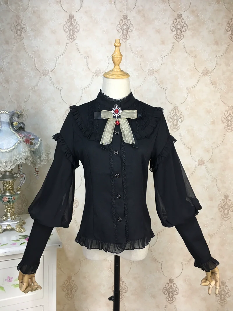 Princess Tailor Lolita - Mutton Sleeves Classic Lolita Thick Blouse - Image 17