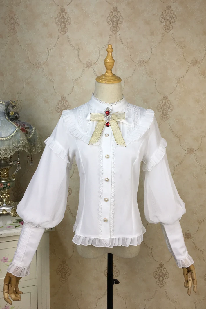 Princess Tailor Lolita - Mutton Sleeves Classic Lolita Thick Blouse - Image 2