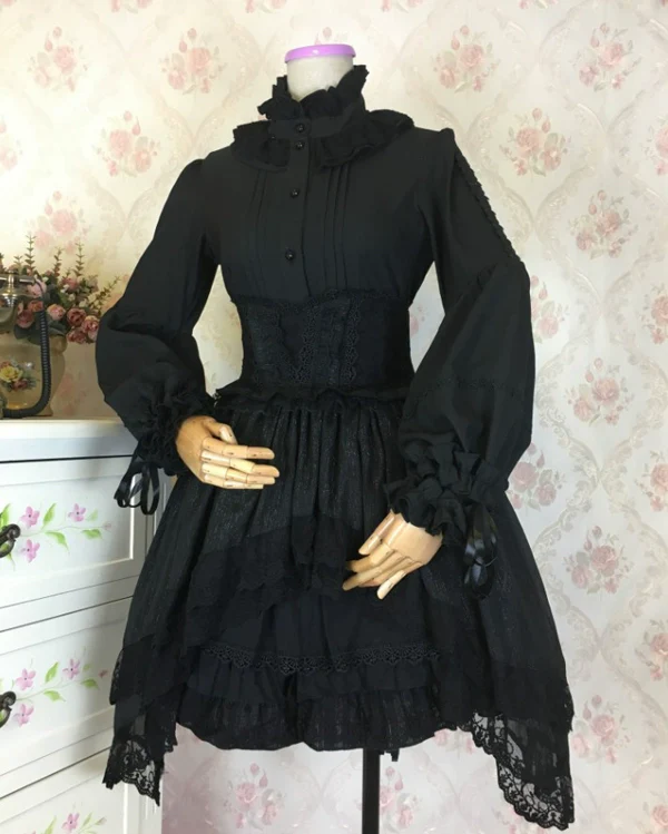 Ever-Changing Enchantress - Classic Lolita Blouse, Tightening Hime Sleeve - Image 18