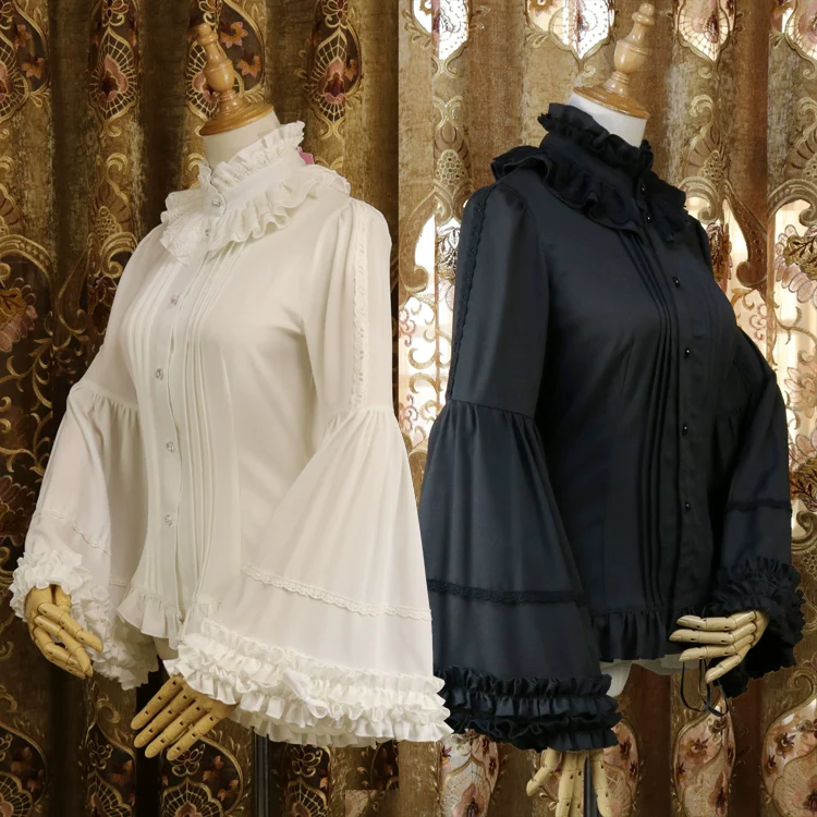 Ever-Changing Enchantress - Classic Lolita Blouse, Tightening Hime Sleeve - Image 3