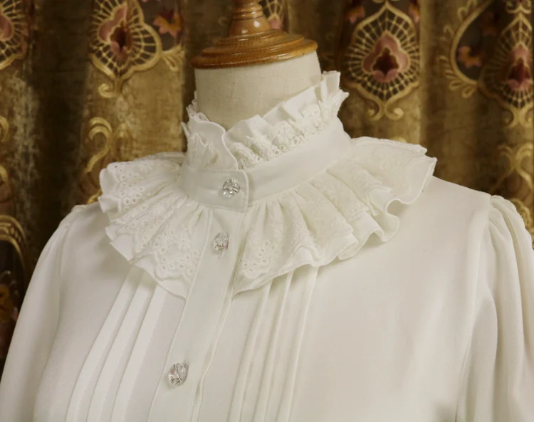 Ever-Changing Enchantress - Classic Lolita Blouse, Tightening Hime Sleeve - Image 4