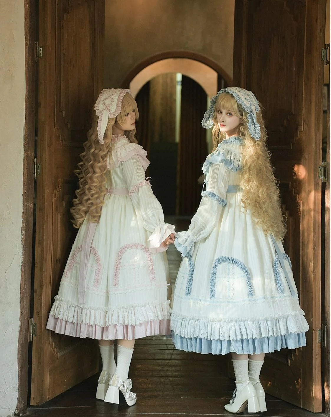 Lilian - Classic Lolita Doll-like Dress, Bunny Ear Hairband - Image 5