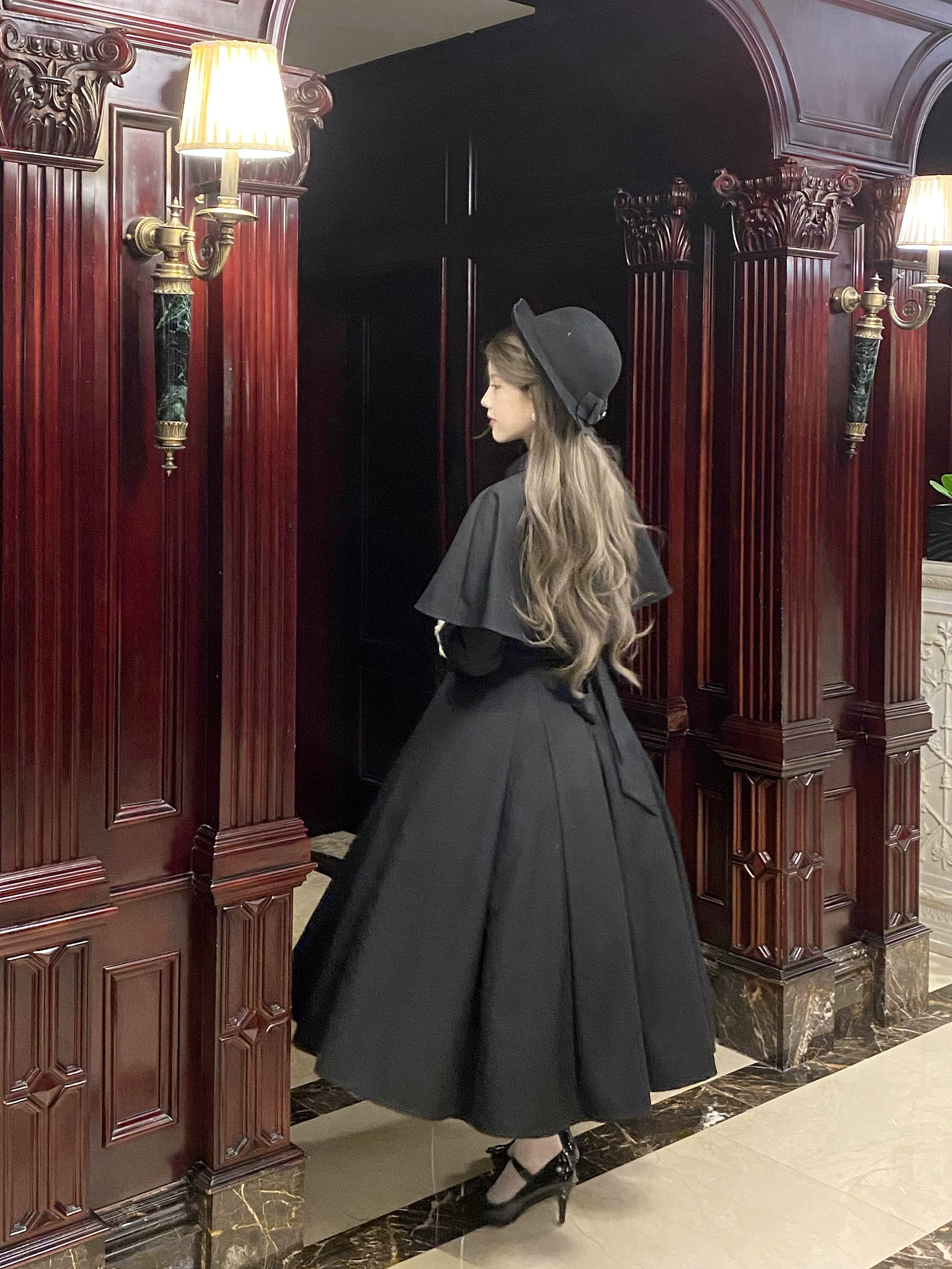 Sicily Original Design - Donia Miss - Classic Lolita Faux Two-piece OP Dress, Back Zipper - Image 4