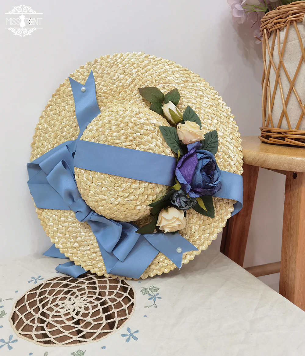 Lilyka Garden - Classic Lolita Headdress and Necklace Brooch Bow Trailing - Image 17