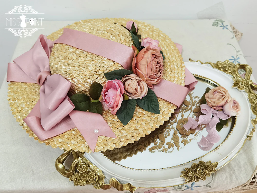 Lilyka Garden - Classic Lolita Headdress and Necklace Brooch Bow Trailing - Image 22