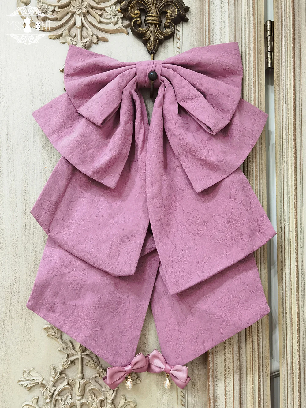 Lilyka Garden - Classic Lolita Headdress and Necklace Brooch Bow Trailing - Image 26
