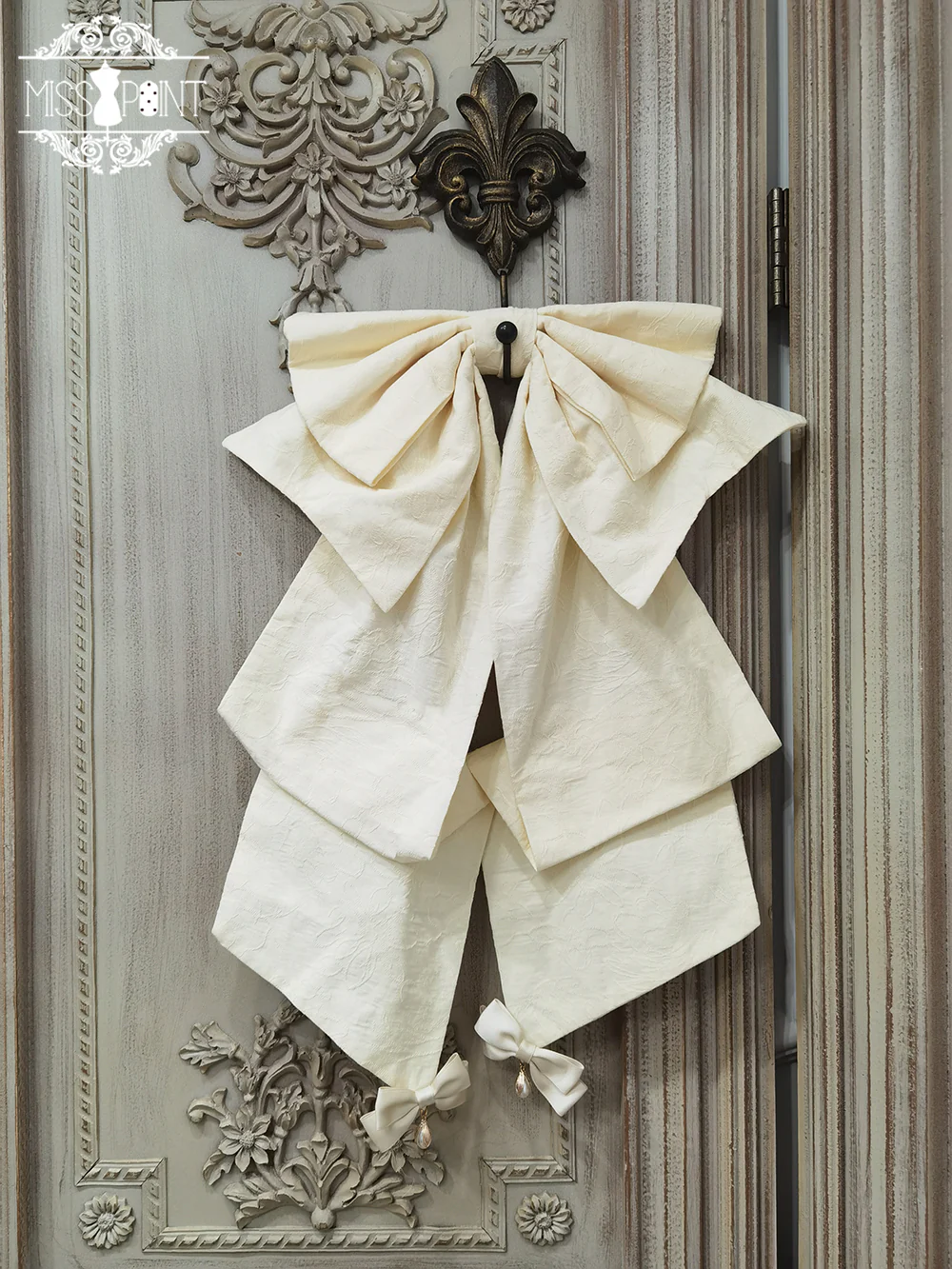Lilyka Garden - Classic Lolita Headdress and Necklace Brooch Bow Trailing - Image 28