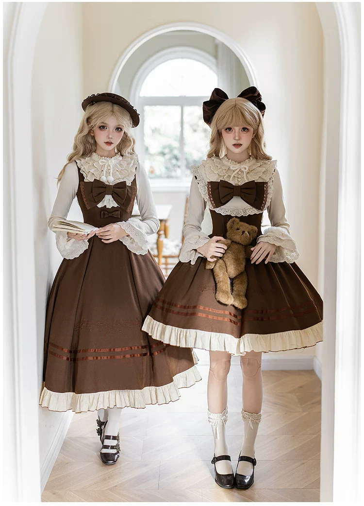 Oak Melody - Classic Lolita JSK, Bust Supporting Dress - Image 4