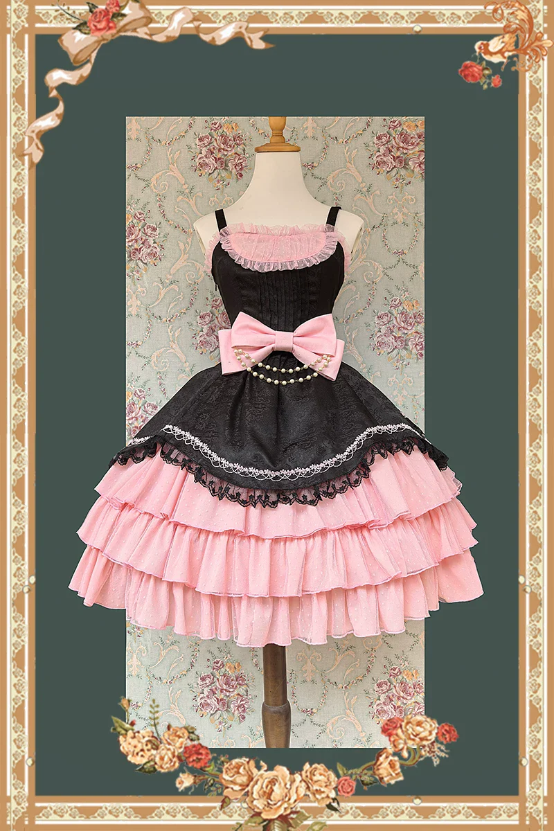 Pearl Box - Classic Lolita JSK, Bustle Back Hem - Image 17