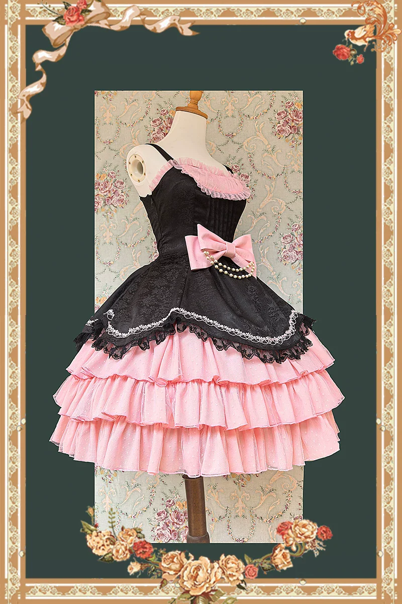 Pearl Box - Classic Lolita JSK, Bustle Back Hem - Image 18