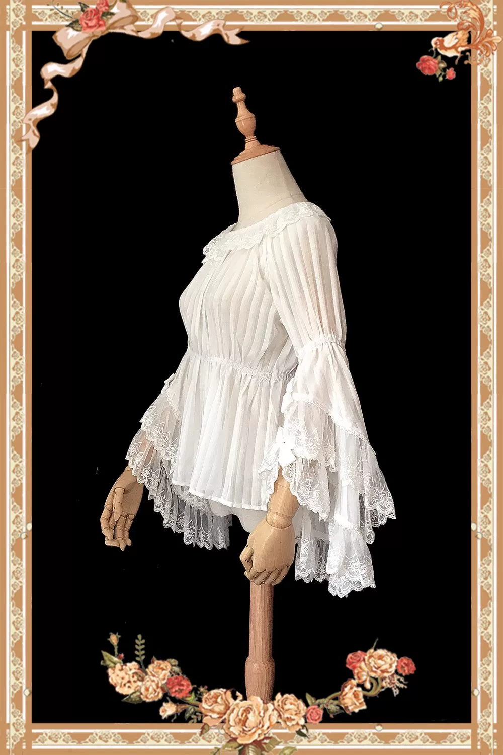 Pearl Box - Classic Lolita JSK, Bustle Back Hem - Image 25