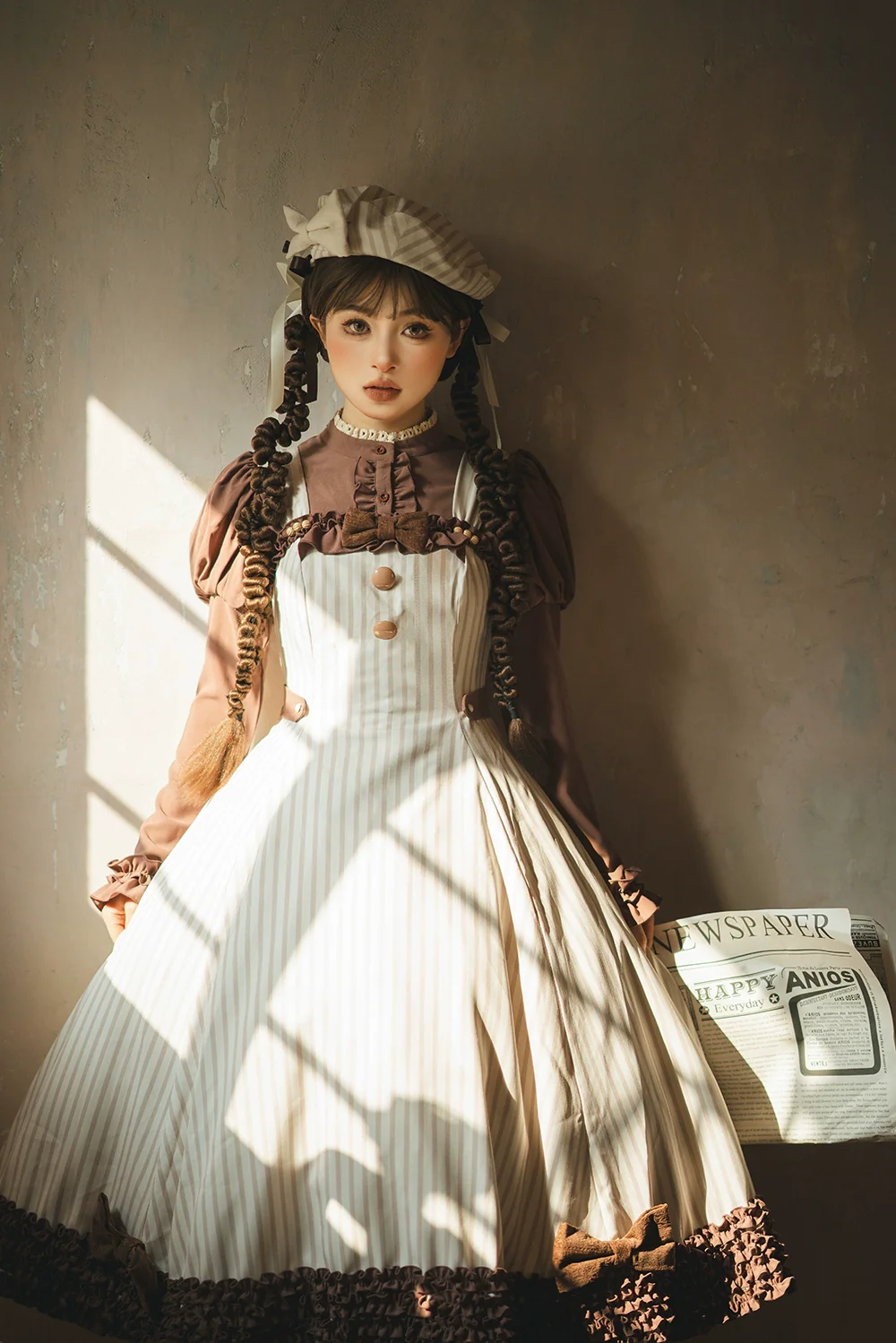 Classic Lolita JSK Customized Stripe Lolita Dress - Image 11
