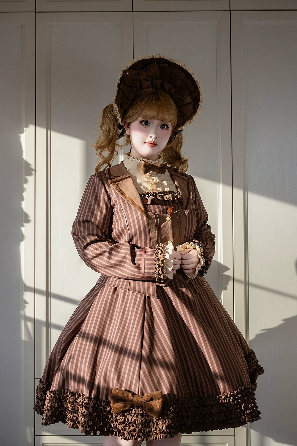 Classic Lolita JSK Customized Stripe Lolita Dress - Image 38