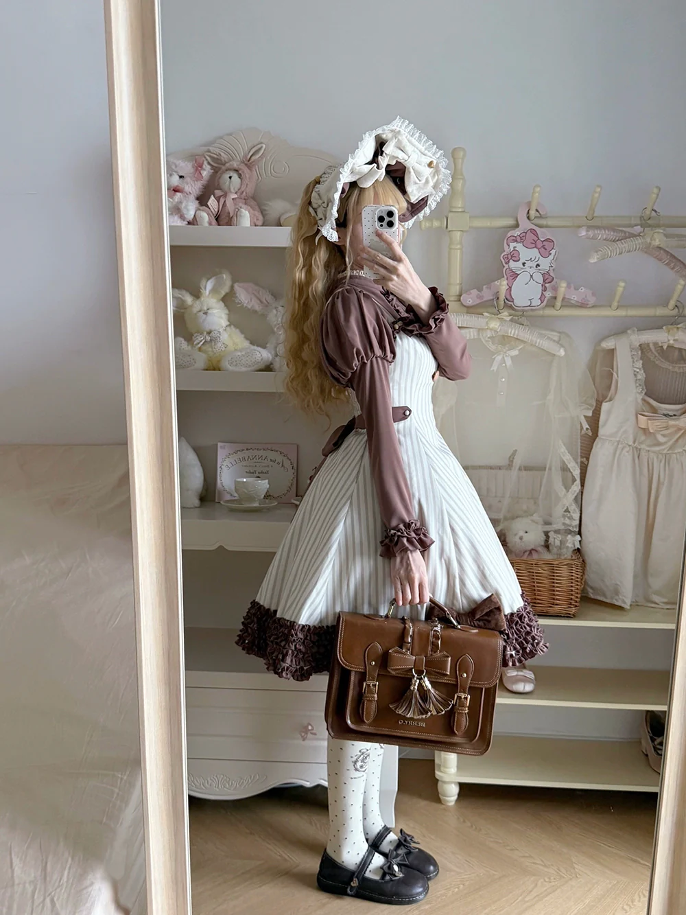 Classic Lolita JSK Customized Stripe Lolita Dress - Image 48