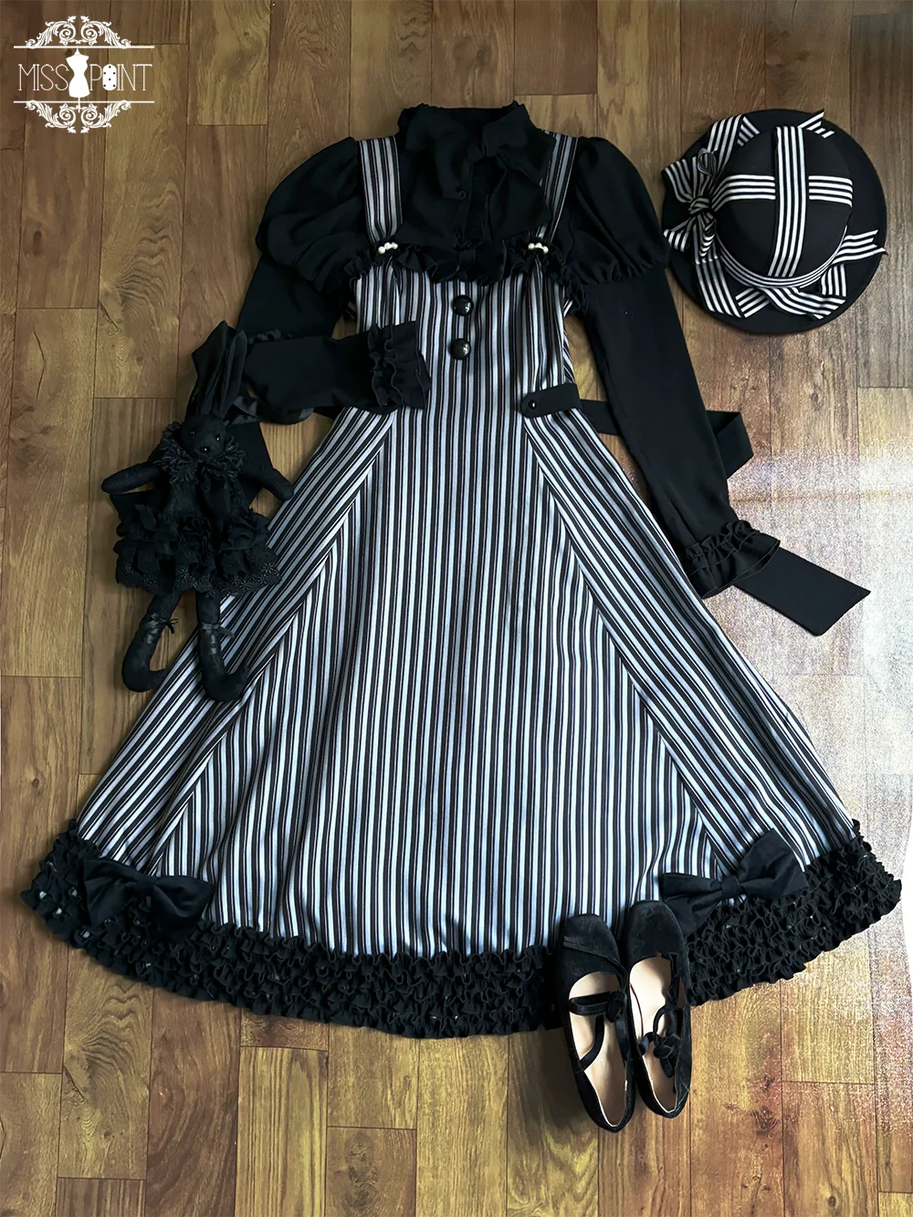 Classic Lolita JSK Customized Stripe Lolita Dress - Image 58