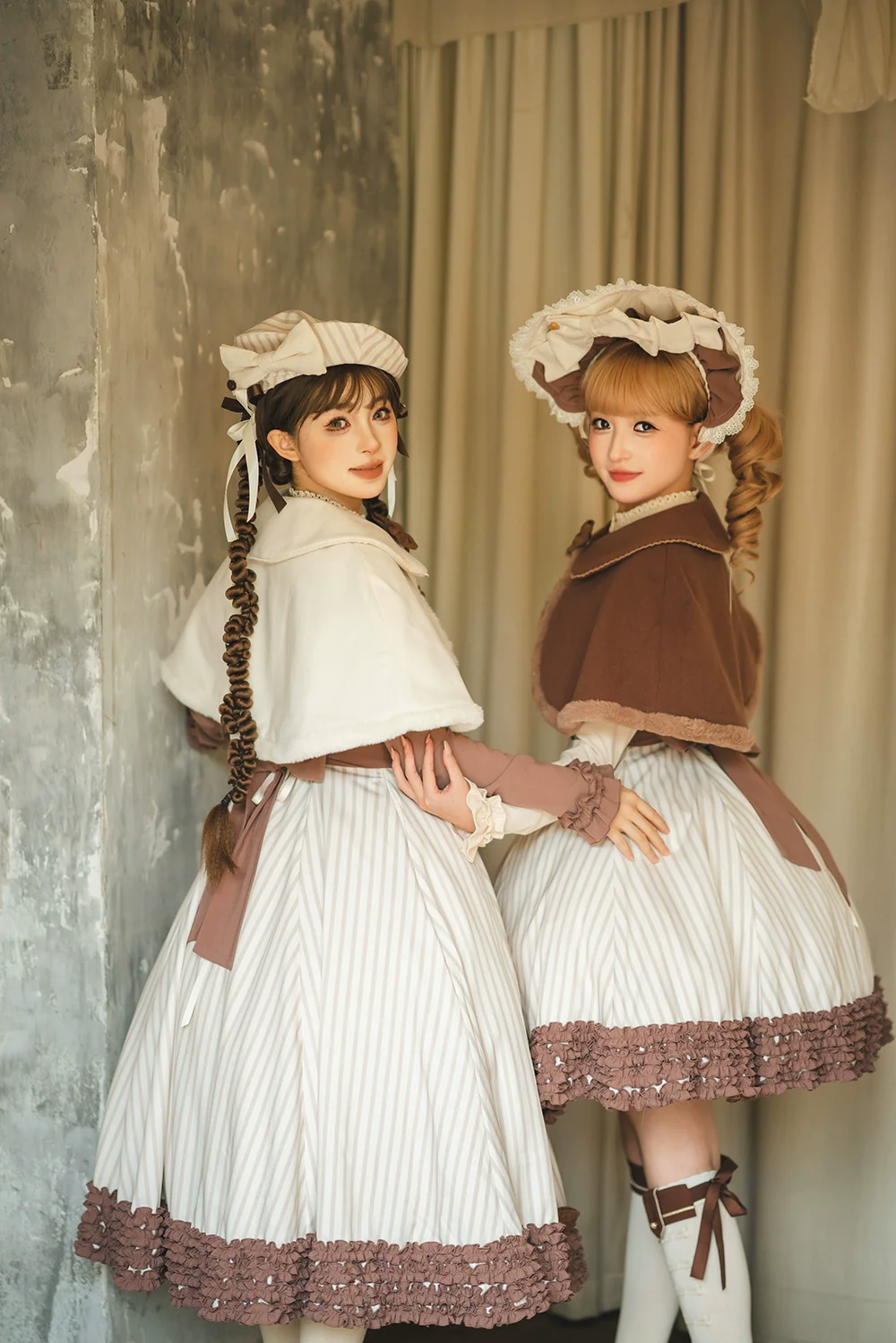 Classic Lolita JSK Customized Stripe Lolita Dress - Image 6