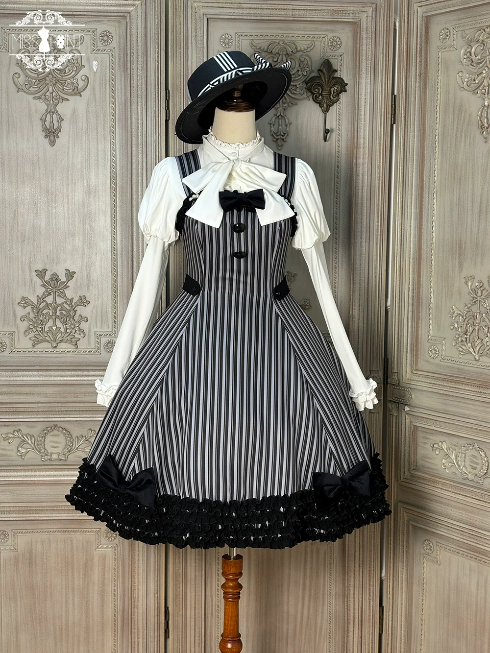 Classic Lolita JSK Customized Stripe Lolita Dress - Image 72