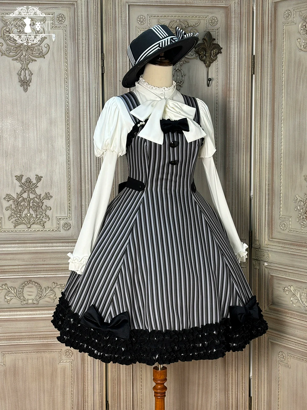 Classic Lolita JSK Customized Stripe Lolita Dress - Image 73