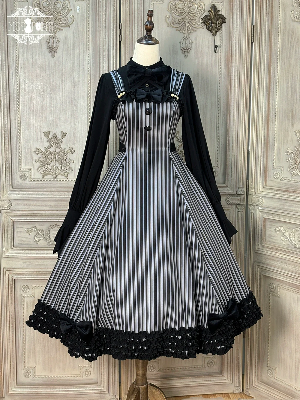 Classic Lolita JSK Customized Stripe Lolita Dress - Image 76