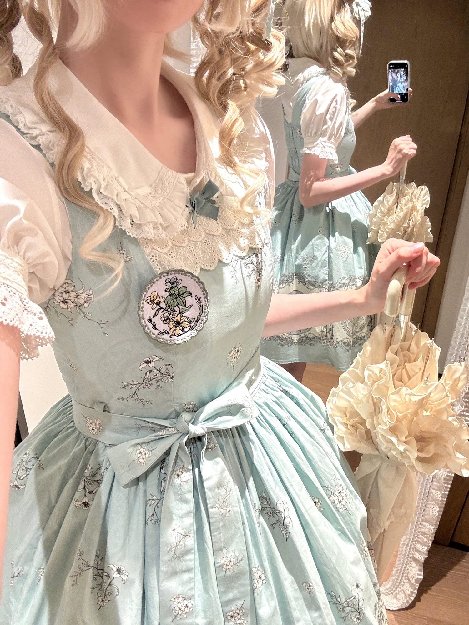Small Porcelain Plate - Classic Lolita JSK Printed Dress - Image 10