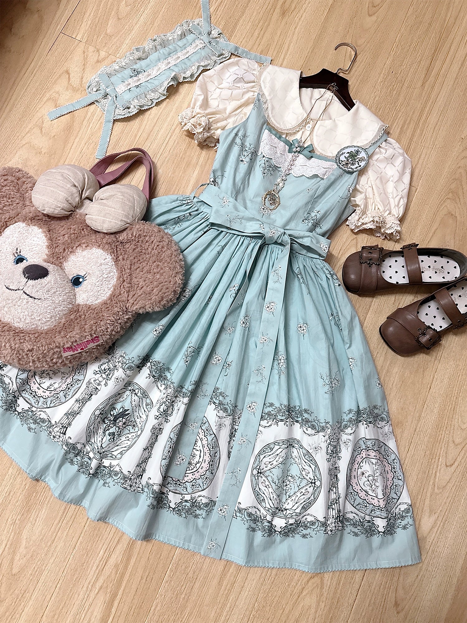 Small Porcelain Plate - Classic Lolita JSK Printed Dress - Image 12